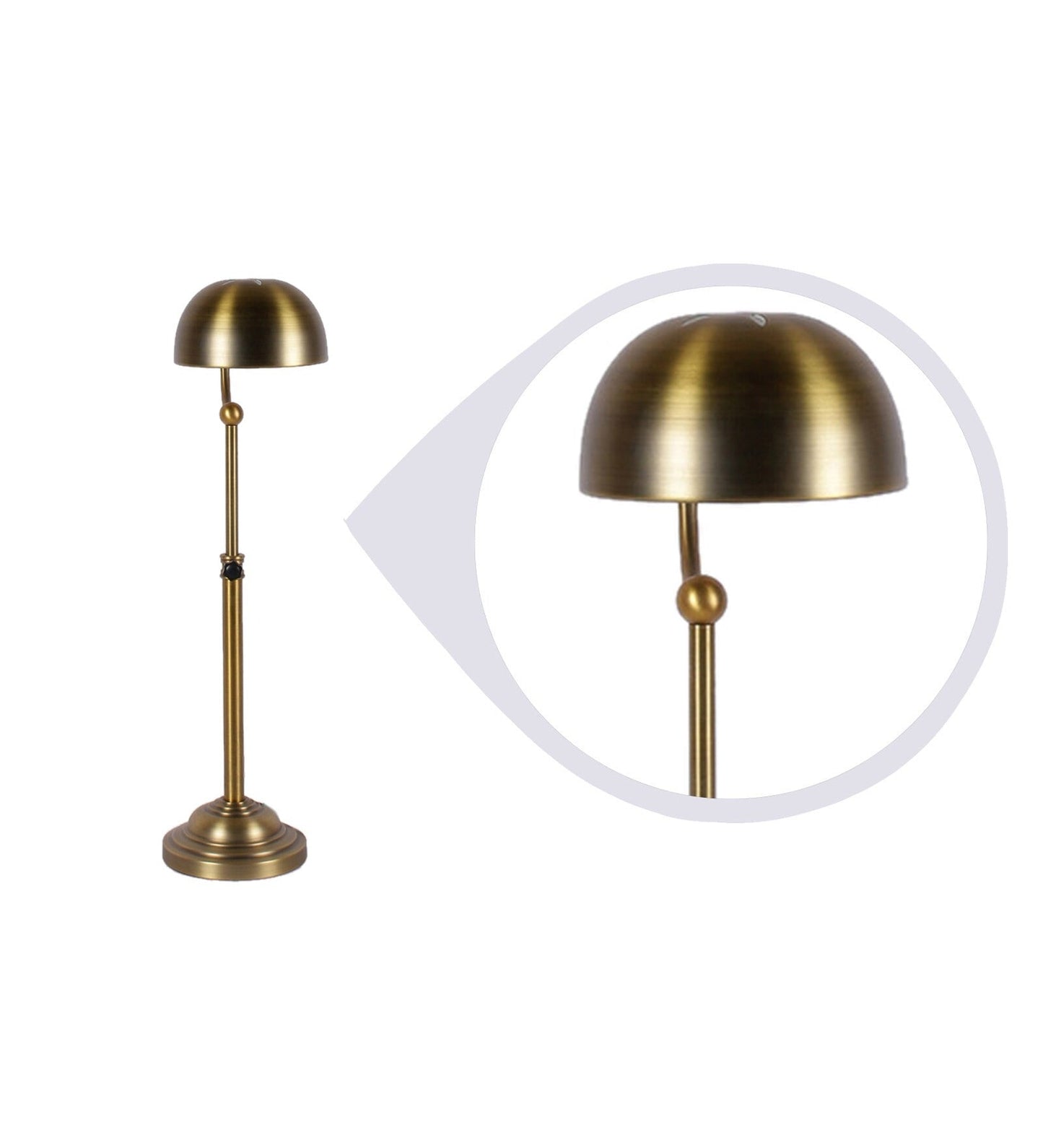 Antique Brass Study Lamp – Premium Metal Desk Lamp for Home, Office & Luxury Interiors